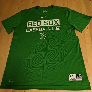 nike men's dri-fit red sox t-shirt